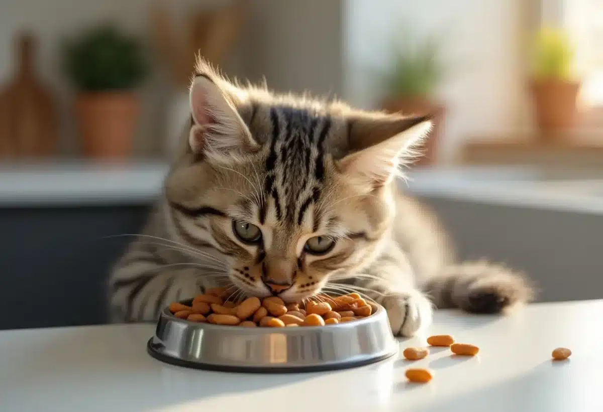 Les croquettes sans céréales : une tendance qui séduit de plus en plus de propriétaires de chats